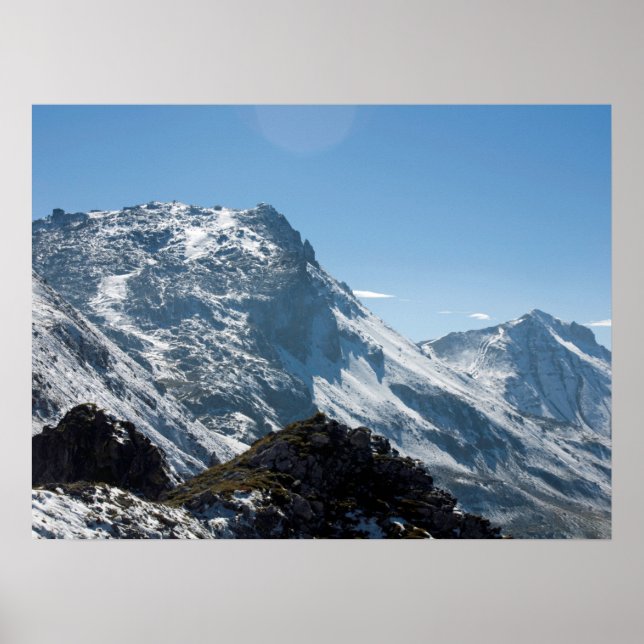 Poster Carte de vacances Snow Davos Suisse (Devant)