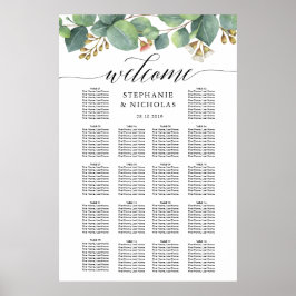 Poster Carte des places de l'Eucalyptus
