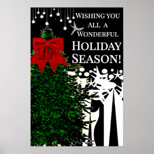 POSTER CARTE DES VACANCES