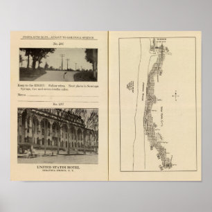 Poster Carte d'index New York City