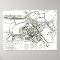 Carte d'Oxford, 1643