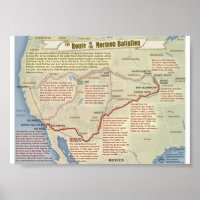 Carte du bataillon Mormon