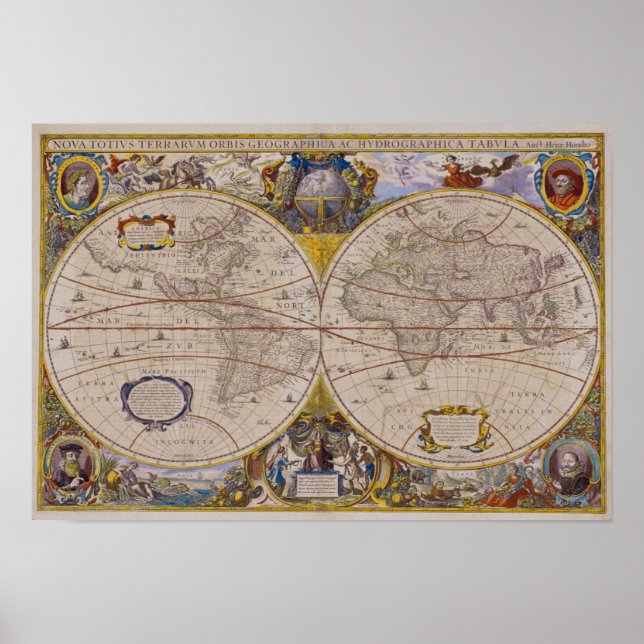 Poster Carte du monde antique 2 (Devant)