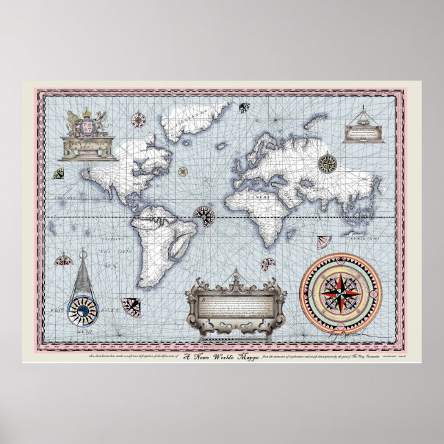 Poster carte du monde antique No.1, tony fernandes (Devant)