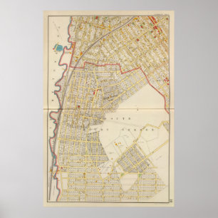 Poster Carte du Mt Vernon Atlas