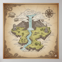 Carte du paysage mythique