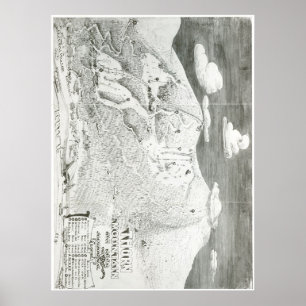 Poster Carte du sentier Thorn Mountain 1949