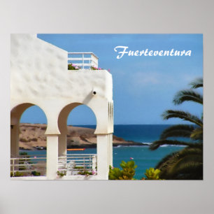 Poster Carte Fuerteventura