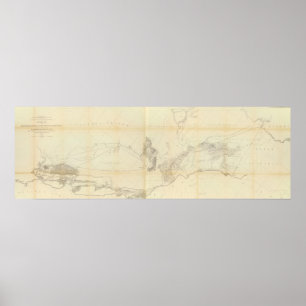 Poster Carte générale des explorations et des enquêtes