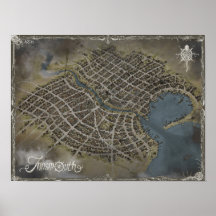 Carte Innsmouth, monde Lovecraft