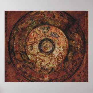 Poster Carte Jack Sparrows Sao Feng Replica Carte