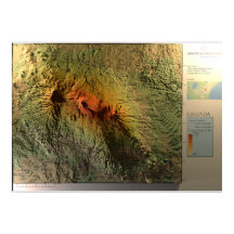 CARTE KILIMANJARO Imprimer, Papier d'affiche de va