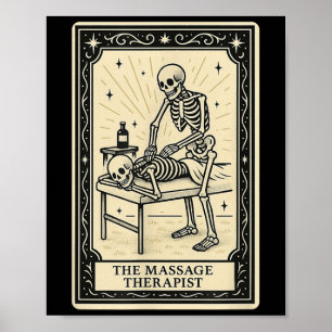 Poster Carte Mage Therast Tarot - Halloween Soky Gothi