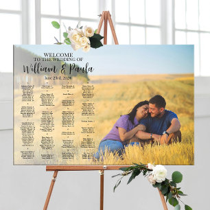 Poster Carte mariage avec photo