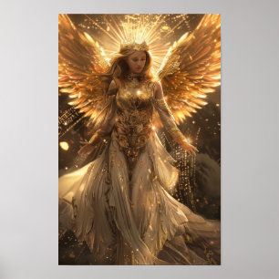 Poster Carte Oracle Divine Angel   Cinématique de haute q