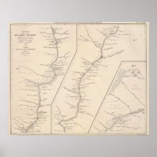 Poster Carte, pendant le principal 2 de l'Uruguay
