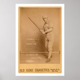 Poster Carte Red Ehret Baseball 1889