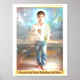 Poster Carte Saint José Luis Sánchez del Rio