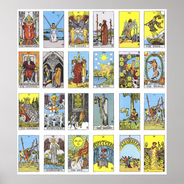 Poster Carte Tarot (Devant)