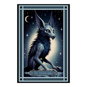 Poster Carte Tarot Chupacabra