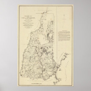 Poster Carte topographique