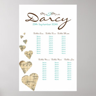 Poster Carte vintage Carrosserie