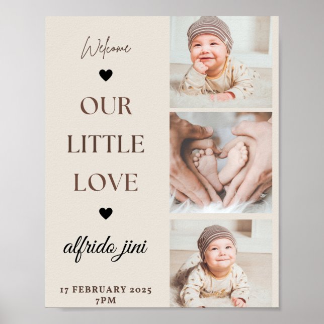 Poster carte welcom (Devant)