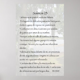 Poster Cartel Salmos 23