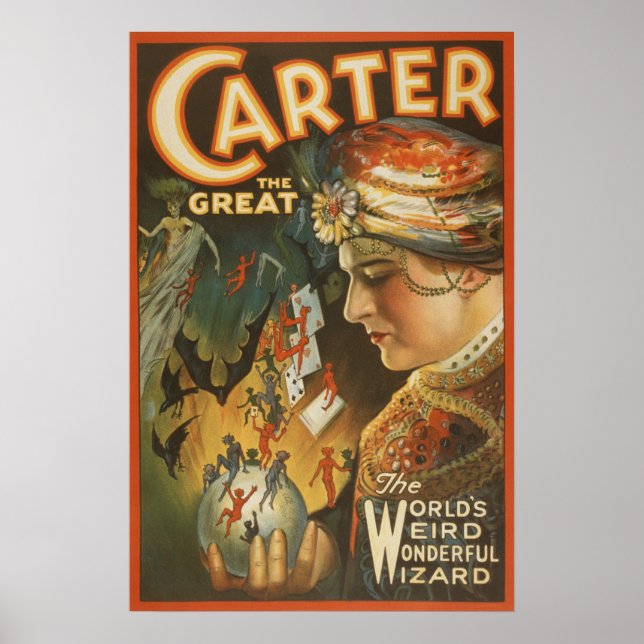 Poster Carter le Grand - Le sorcier du monde (Devant)