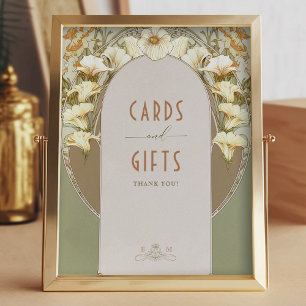Poster Cartes & Cadeaux Signale Art Nouveau Vintage par M