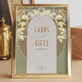 Poster Cartes & Cadeaux Signale Art Nouveau Vintage par M
