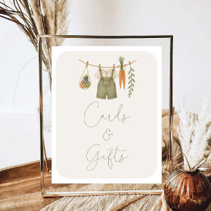 Poster Cartes De Baby shower Et Cadeaux Cultivés Localeme