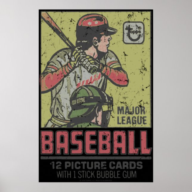 Poster Cartes de base-ball 1 (Devant)