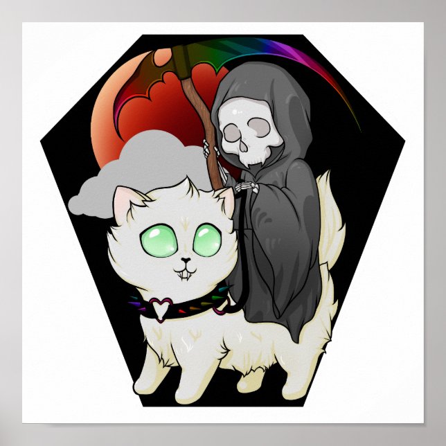 Poster Cartes de décès (Devant)