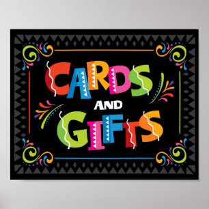 Poster CARTES DE FÊTE ET CADEAUX Signe de fête Imprimer