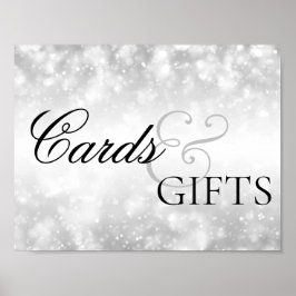 Poster Cartes de mariage et cadeaux Lumières Shimmer Arge
