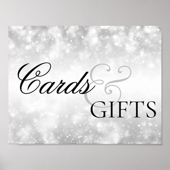 Poster Cartes de mariage et cadeaux Lumières Shimmer Arge (Devant)