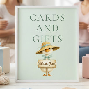 Poster Cartes de Oie Drôle Imprimables Cadeaux Signe Baby