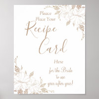 Cartes de recettes de lignes fantaisie, pancarte d