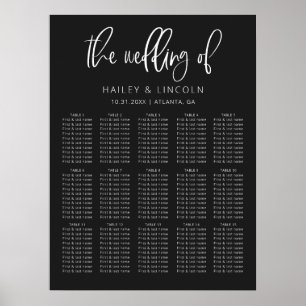 Poster Cartes de sièges minimalistes minimalistes moderne