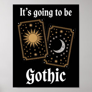 Poster Cartes de Tarot gothique Fortune Mov Littérature M