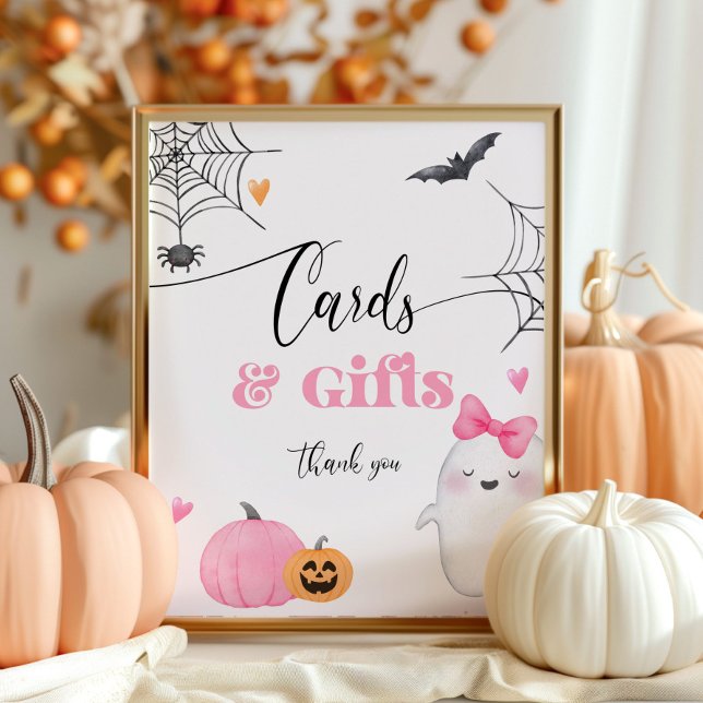 Poster Cartes d'halloween Little Boo et cadeaux (Créateur téléchargé)