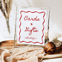 Cartes et cadeaux 8x10 pouces - Police manuscrite