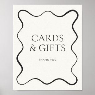 Poster Cartes et cadeaux à la frontière flottante au char