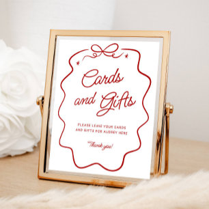 Poster Cartes et Cadeaux Affichage Po That's Amore Rouge
