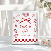 Cartes et cadeaux Arc Whimsical Pizza Baby Shower