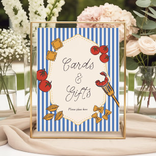 Poster Cartes et Cadeaux Ciao Bambino Bleu Italien