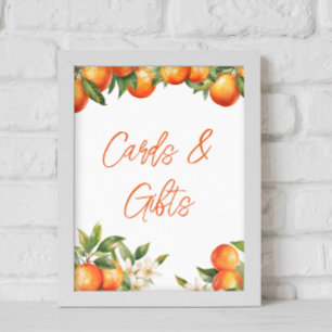 Poster Cartes et cadeaux Clementine Oranges