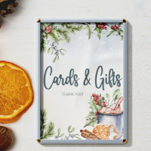 Poster Cartes et cadeaux de baby shower pour chocolat cha