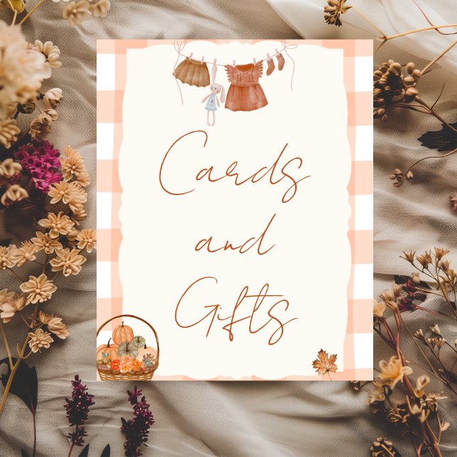 Poster Cartes et Cadeaux de Baby Shower Tombez amoureux (Créateur téléchargé)